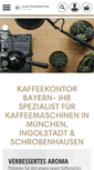 Mobile Screenshot of kaffeekontor.org